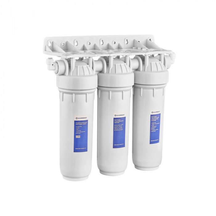 Система очищення питної води Europroduct EPV-70 3 ступеня (ППР5+пом'якшення+спресоване вугілля) (EP6220)