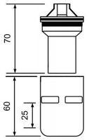 Очисник сифона (HC252570B) HC252570-TUBE