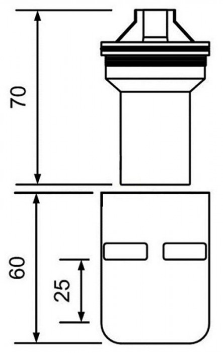 Очисник сифона (HC252570B) HC252570-TUBE