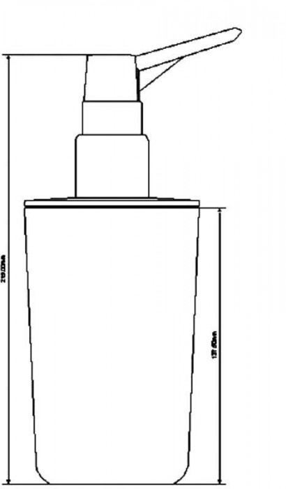 Дозатор хромований HC21-CP