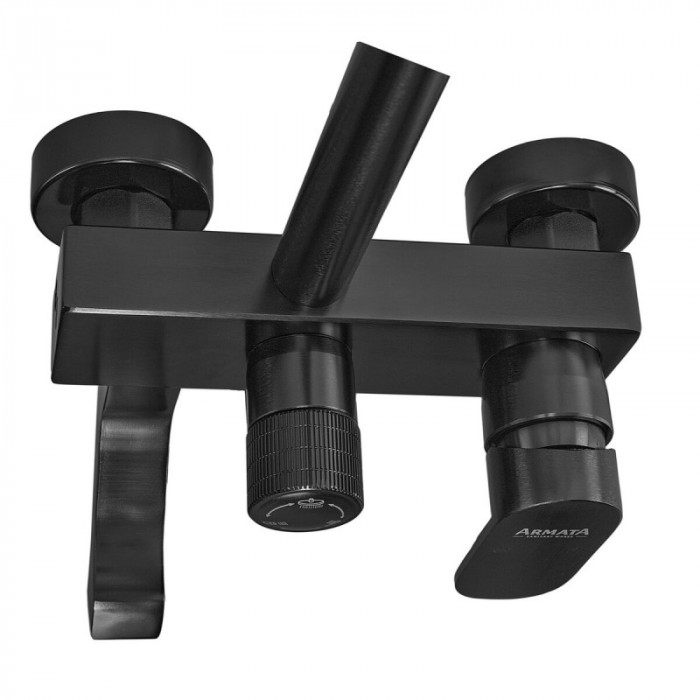 Душова колона зі змішувачем з алюмінію ARMATA BCG-009-J BLACK, 3 режими (CH6560)