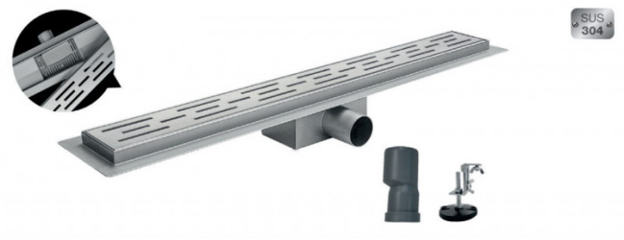 Душовий трап із нержавіючої сталі SUS304 Koer FD01-70x600 (KR3269)