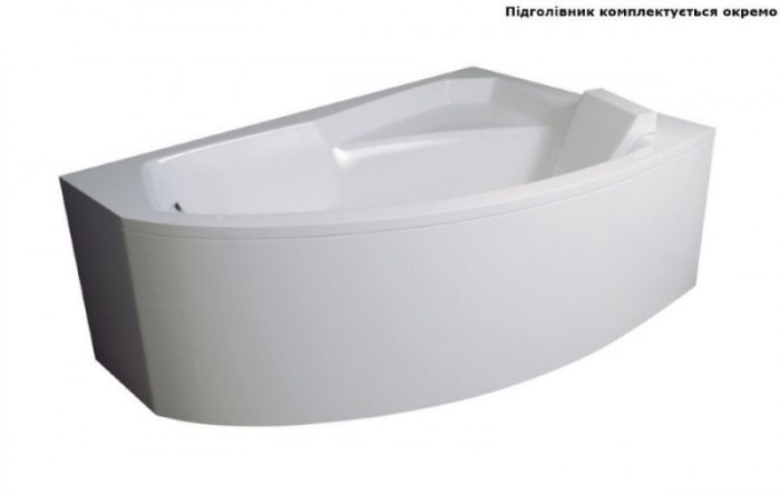 Ванна акрилова RIMA 160х100 Права (соло) без ніг