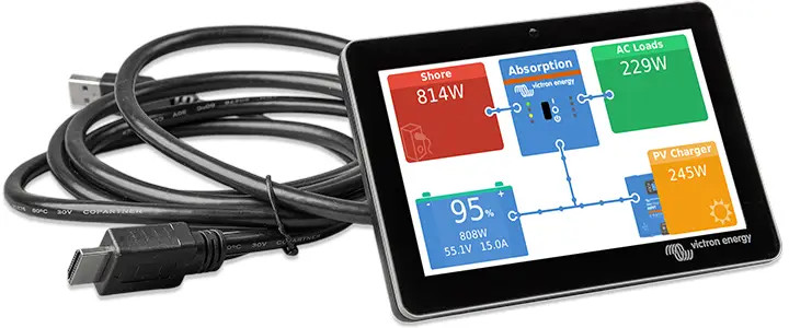 Сенсорный экран GX Touch 70 flush для панели управления Cerbo GX