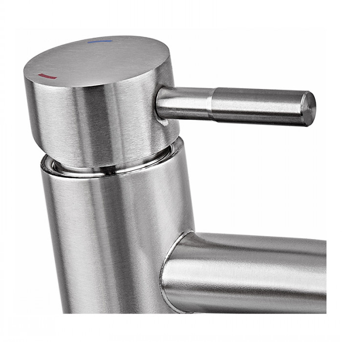 Змішувач для умивальника Armata SUS-001-B з нерж. сталі  (CH6476)