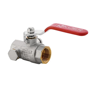 Кран кульовий з дренажем і відводом повітря 1/2&quot; ГГР Koer KR.260 (KR0152)