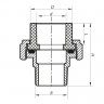 Згін-американка ЗР 50x1.1 / 2M PPR Koer K0139.PRO (KP0175)