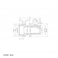 Трубка Г-подібна для приєднання радіатора Koer KA.D16-500 - 16(2.2mm) x 15-500mm (KR4904)