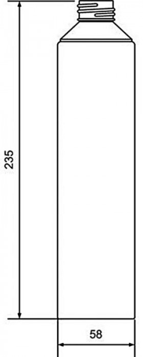 Колба дозатора h235, 500 мл P-SOAPBOTTLE