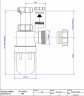 Сифон для умивальника 1.1/4х32 E31AVPF-SV