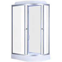 Бокс душовий без гідромасажу Mixxus WAVE SB02-120x80x215-L-FB SATIN з низьким піддоном (MI6892)
