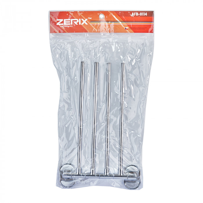 Тримач для рушника поворотний (4 планки) Zerix AFB-0114 (ZX5046)