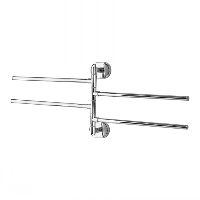 Тримач для рушника поворотний (4 планки) Zerix AFB-0114 (ZX5046)