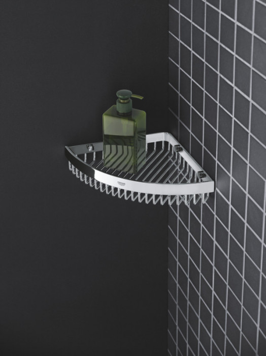 Велика кутова поличка-решітка Grohe Selection Cube (40809000)