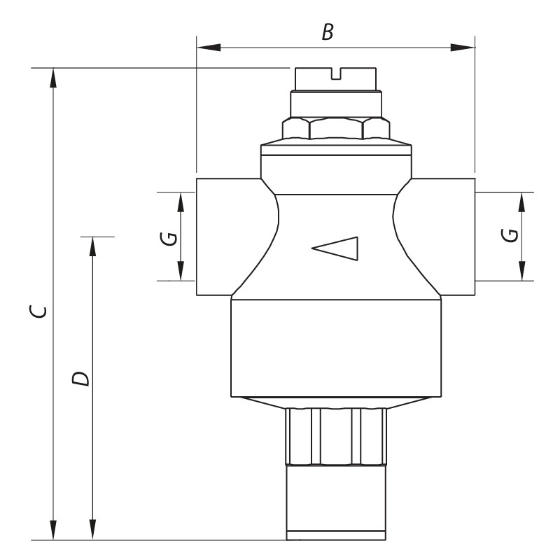 Редуктор тиску Koer KR.1251 1 '' (KR2662)