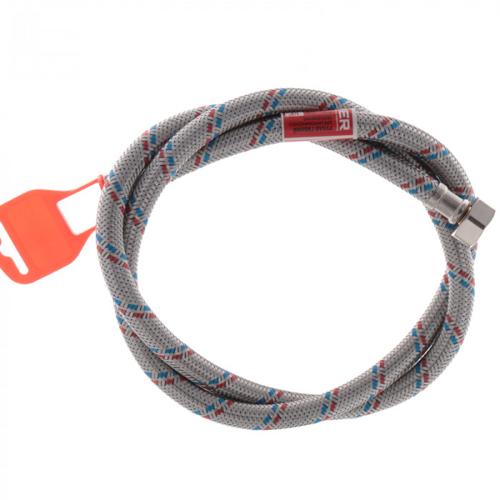 Гнучкий шланг для підключення води гайка 1/2'' - гайка 1/2'' (120 см) Koer (KR0258)