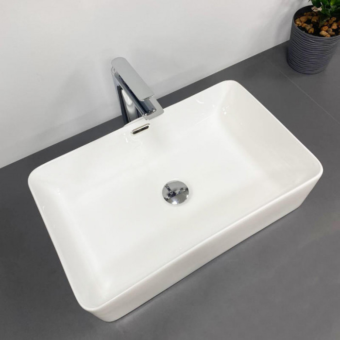 Умивальник (раковина) VBI ARABBA M WHITE накладний