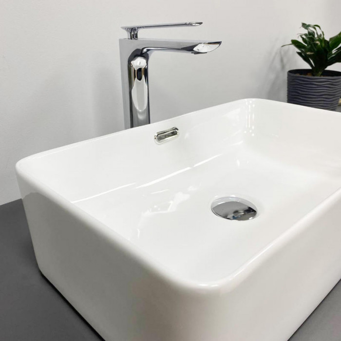 Умивальник (раковина) VBI ARABBA M WHITE накладний