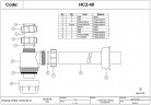 Сифон для умивальника 1/4х40 HC2-40