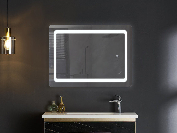 Дзеркало Mixxus TWEE MR09-50x80-Reverse з Led Touch, Anti-fog, димером, регулятором яскравості (MI6930)