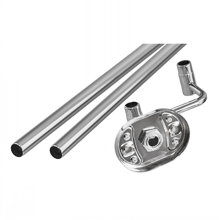 Тримач для рушника подвійний Zerix AFB-0109-1 (ZX5040)