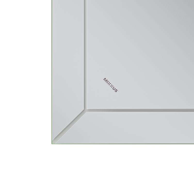 Дзеркало MIXXUS PREMIUM CUBIC MR14-80x60-REVERSE з LED Touch, Anti-fog, димером, рег. яскравості (MP6648)
