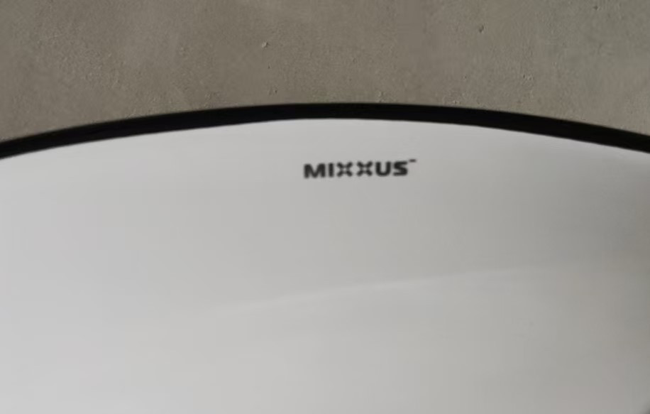 Раковина накладна MIXXUS PREMIUM ELLIPSE-0108 EDGE BLACK 400х330х145mm (MP6527)