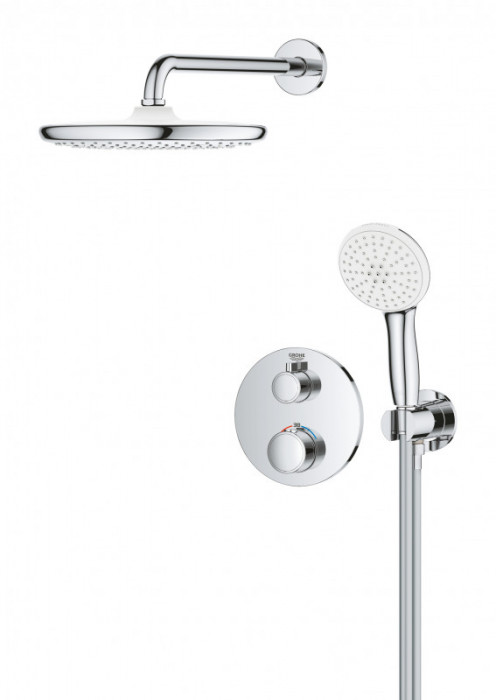 Душова система прихованого монтажу з термостатом Grohe Grohtherm (34872000)