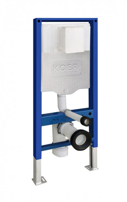 Інсталяція для підвісного унітазу Koer KT-0504-01 500x126x1150mm з панеллю змиву KT-0607-01 Хром (KR5348)