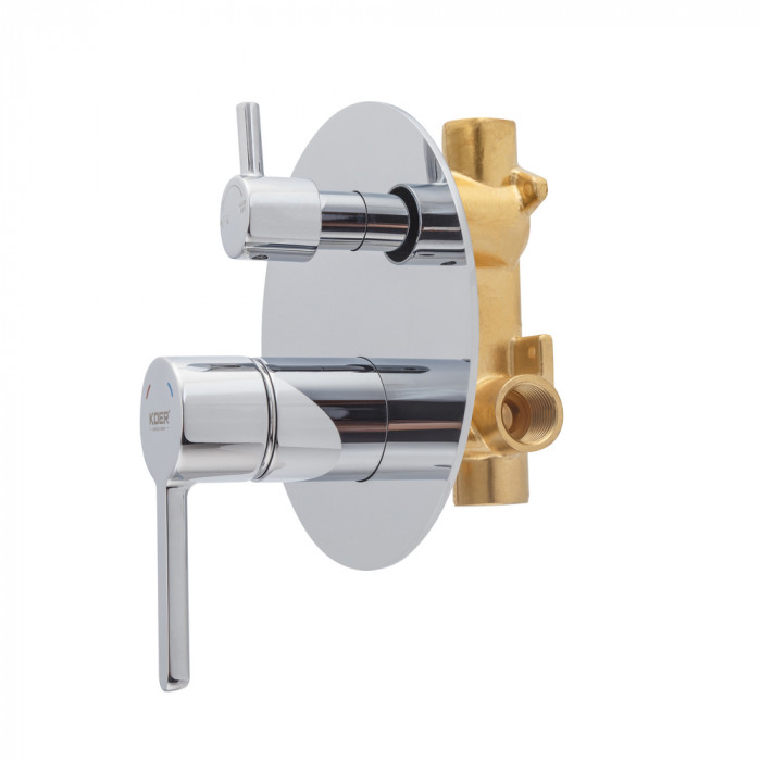 Вбудована душова система Koer KB-66029-01 3 функції, колір хром (KR5483)