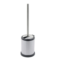 Йоржик для унітазу підлоговий Mixxus Topper-TB0201 SS Color колір нержавійка (MI7093)