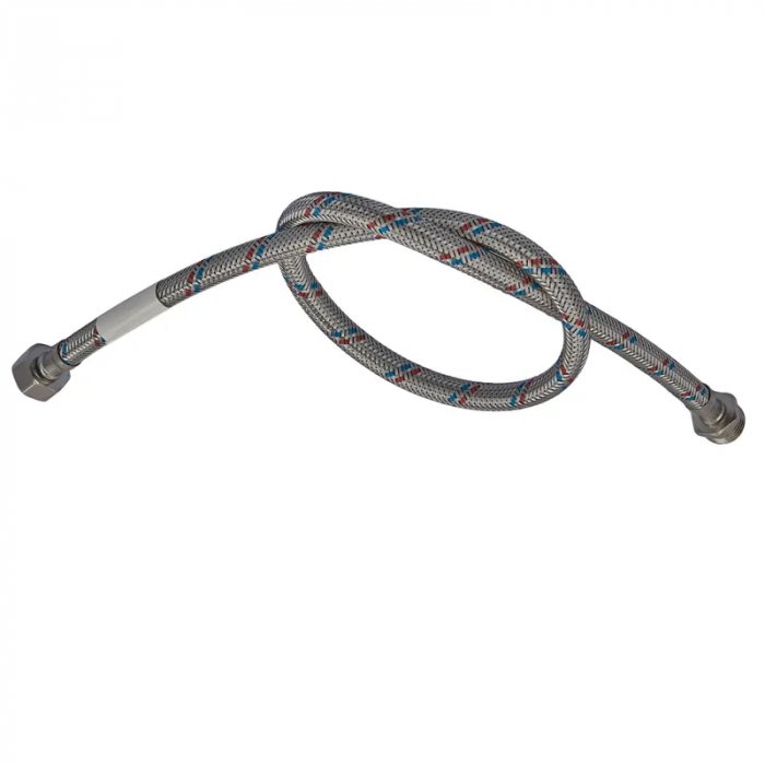 Гнучкий шланг для підключення води гайка 1/2 - Штуцер 1/2 (120 см) Zerix (ZX1566)