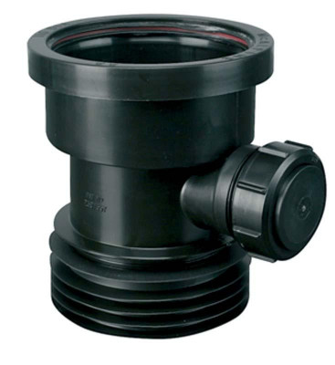 Патрубок з'єднювальний 110mm з виводом 40мм DC1-BL-BO