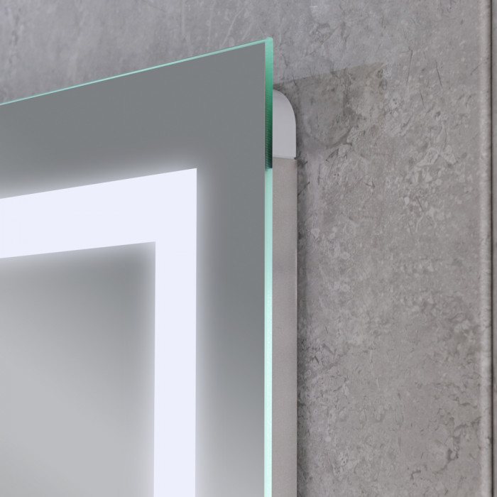 Дзеркало Mixxus TALL MR08-80x60-Reverse з Led Touch, Anti-fog, димером, регулятором яскравості (MI6659)