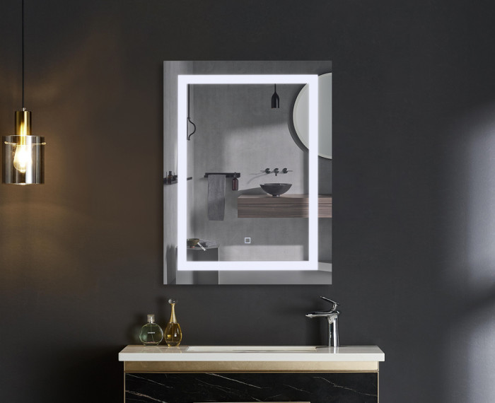 Дзеркало Mixxus TALL MR08-80x60-Reverse з Led Touch, Anti-fog, димером, регулятором яскравості (MI6659)