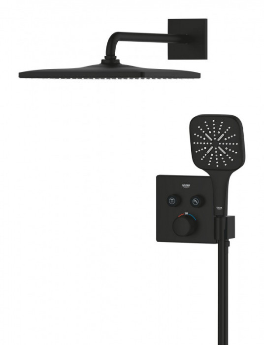 Душовий комплект Grohe Grohtherm SmartControl із Rainshower 310 Mono Cube (34865KF0)