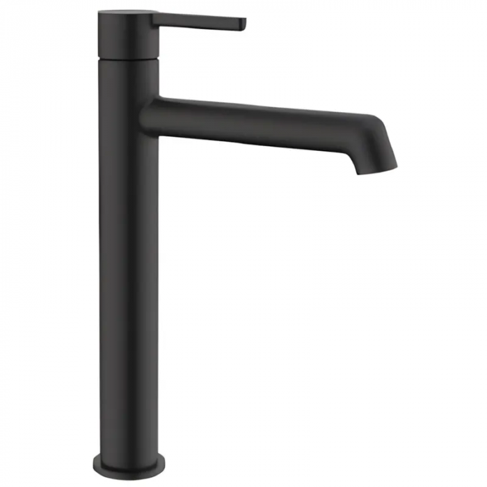 Змішувач для умивальника високий Koer KB-11029-05 Колір чорний (KR5488)