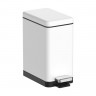 Відро для сміття з плавним закриттям прямокутне KOER TC-010206-08 6 л (колір білий) (KR5595)