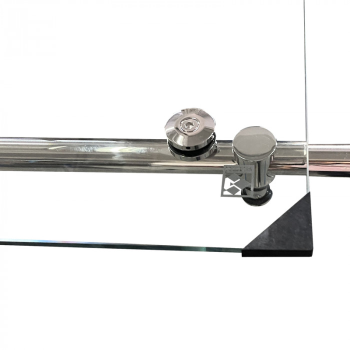 Двері в нішу Koer SR SD06-120x220-TR-01 прозоре скло Easy Clean 8мм, хром (KR5367)