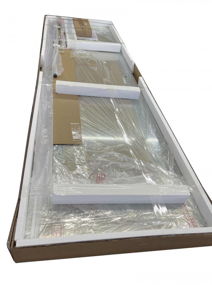 Двері в нішу Koer SR SD06-120x220-TR-01 прозоре скло Easy Clean 8мм, хром (KR5367)