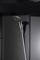 Бокс душовий з гідромасажем з низьким піддоном MIXXUS STRONG SBH02-90x90x215-GR SATIN сіре тоноване скло 4мм (MI6891)