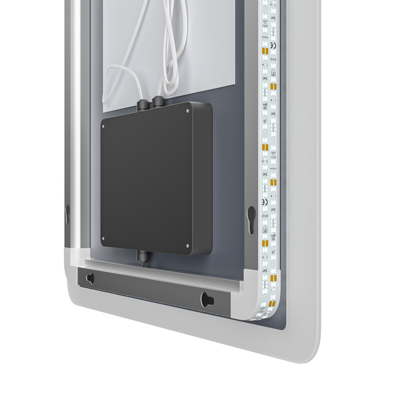 Дзеркало MIXXUS PREMIUM OLIVARY MR19-80x60-REVERSE з LED Touch, Anti-fog, димером (3-6,5kK) (MP6628)