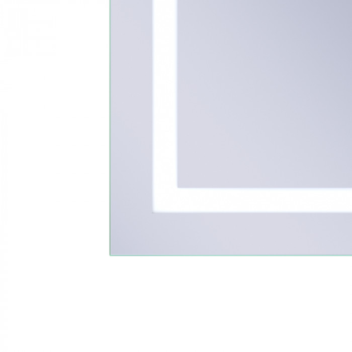 Дзеркало Mixxus Premium FLASH MR21-70x90 з Led Touch, Anti-fog, димером, регулятором яскравості, годинником (MP6618)