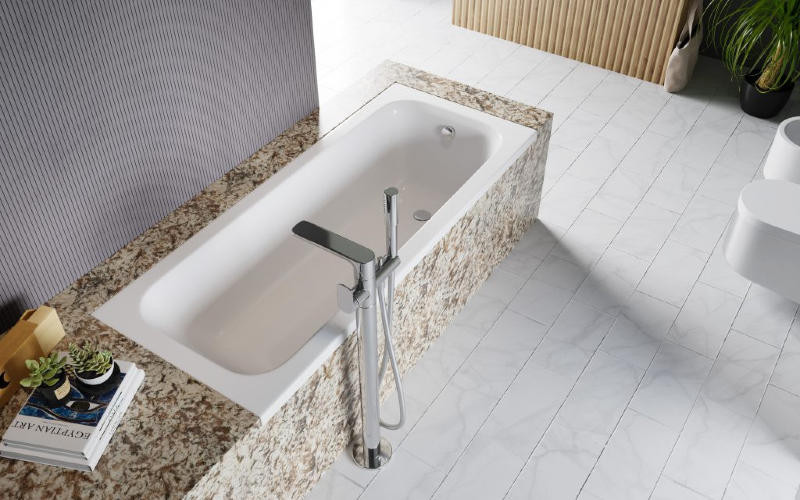 Ванна акриловая MIA 170x70 с ножками + сифон R135L Артикул: WA1-50-170x070+ Доставка Новой Почты бесплатная. 