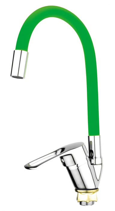 Змішувач для кухні Mixxus FANY 011 (Nut) Refl.Green (без підведення) (MI6292)