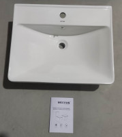 Раковина меблева MIXXUS PREMIUM STYLE-1501 600х480х190mm (отвір під змішувач, перелив) (MP6498)