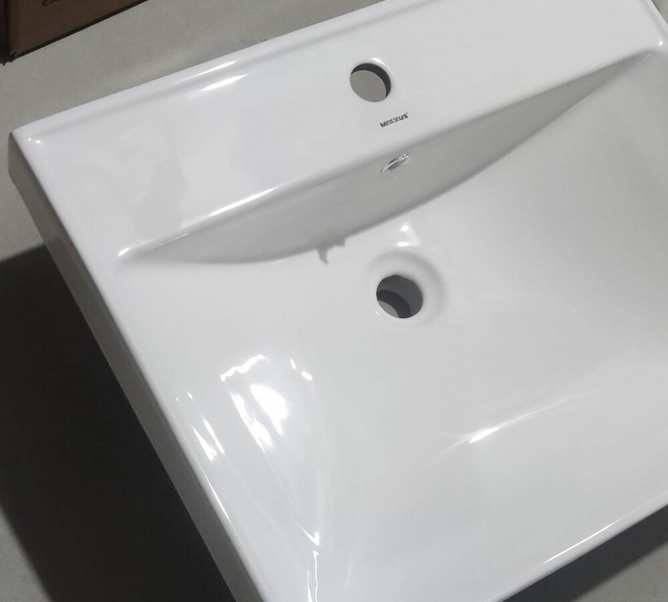 Раковина меблева MIXXUS PREMIUM STYLE-1501 600х480х190mm (отвір під змішувач, перелив) (MP6498)