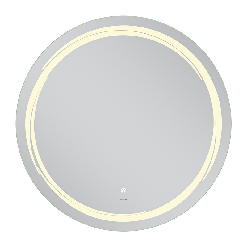 Дзеркало MIXXUS PREMIUM WAVE MC04-90 з LED Touch, Anti-fog, димером (3-6,5kK) (MP6637)