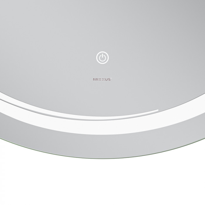 Дзеркало Mixxus Premium WAVE MC04-90 з Led Touch, Anti-fog, димером (3-6,5kK) (MP6637)