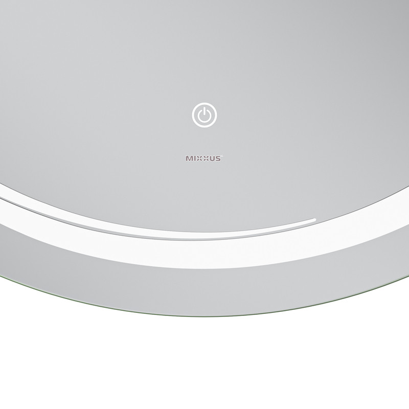 Дзеркало MIXXUS PREMIUM WAVE MC04-90 з LED Touch, Anti-fog, димером (3-6,5kK) (MP6637)